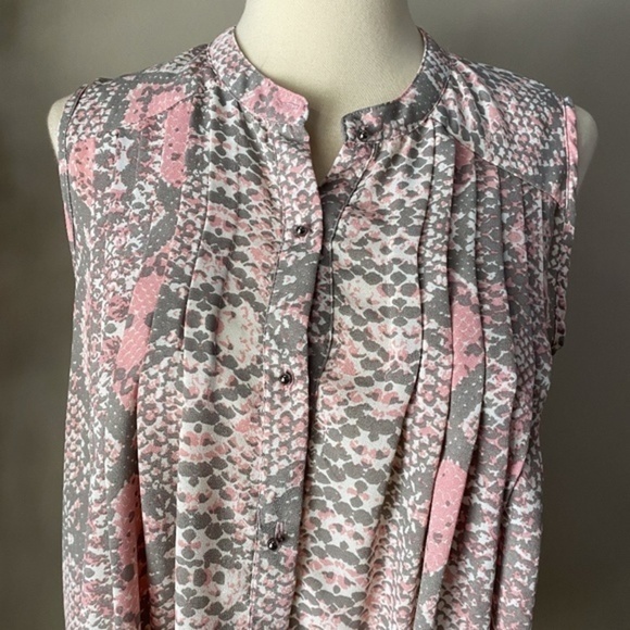 Anthropologie Daniel Rainn Snakeprint Top XS - Picture 2 of 7